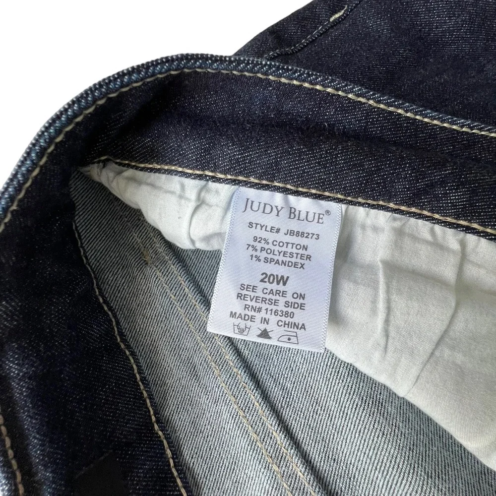 Judy Blue High Rise Dark Rinse Mom Jean | 20W_7